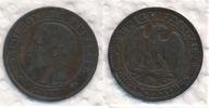 Frankreich 2 Centimes Napoleon III., Lyon ( D ) -