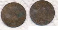 Frankreich 2 Centimes Napoleon III., Lille ( W ) -