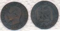 Frankreich 5 Centimes Napoleon III., Marseille ( MA ) -