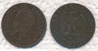 Frankreich 5 Centimes Napoleon III., Marseille ( MA ) -