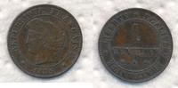Frankreich 1 Centime Cérès, Paris ( A ) -