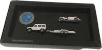 Wiking Miniaturmodelle Mercedes-Benz 540 K und Jeep mit Anhänger -