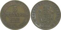 Deutschland, Sachsen, 5 Pfennige, -