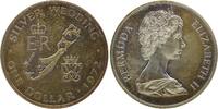 Bermuda, 1 Dollar, 1972, Silb. Hochzeit, *88* unz 16,00 EUR  + 10,00 EUR frais d'envoi