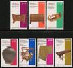 Briefmarken Mexico Creacion Popular Handwerkskunst Freimarken Neudrucke Definitives MNH -