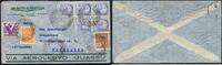 Briefmarken Brasilien Aerolloyd Iguassu Brief Parana Sao Paulo Paris Wiesbaden / 946 -