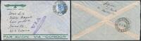 Briefmarken Brasilien Aerolloyd Iguassu Brief Sao Paulo Joinville Flugpost / 945 -