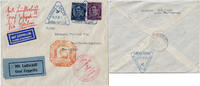 Briefmarken Zeppelin Jugoslawien 9. Südamerikafahrt Anschlußflug Recife Si 195 B / 2460 -