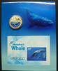 Briefmarken Australische Antarktis AAT Wale Whale Block 13 plus Münze Auflage 200 RAR -