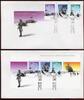 Briefmarken Australische Antarktis AAT 2012 Phillip Law Polarforscher 200-202 Block 8 FDC -