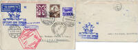 Briefmarken Zeppelin 1933 Ungarn 7. SAF Anschlussflug Budapest Brasilien PK Si 232 / -