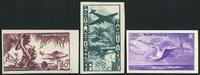 Briefmarken Martinique 1947 Vögel Albatros Flugzeuge Flugpost 256-258 U Ungezähnt ND MNH/663 -