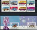 Briefmarken Barbuda 1987 Oldtimer Automobile Cars 934-941 Block 118-119 MNH -