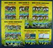 Briefmarken Grenada 2010 Fußball WM Soccer FIFA World Cup Südafrika 6245-6268 Block 785-786 -