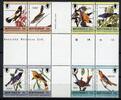 Briefmarken Montserrat 1985 Audubon Vögel Gemälde Zeichnungen 597-604 Herzstück MNH / 263 -