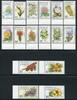 Briefmarken Trinidad & Tobago 1983 Blumen Flowers Blüten Blossoms Freimarken 479-494 I MNH -