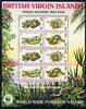 Briefmarken Jungferninseln Virgin Isl. 2005 WWF Schlangen Snakes Kleinbogen 1137-1140 MNH -