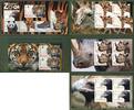 Briefmarken Australien 2012 Tiere Tiger Pandas Block 149 plus Block 156-162 Auflage 500 -
