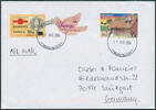 Briefmarken Tonga 2004 Dauer Michel Aufdruck 10s Weihnachten Luftpost Deutschland / 680 -