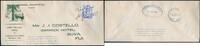 Briefmarken Tonga 1946 Tin Can Mail Blechdosenpost Brief Niuafo`ou Suva Fiji / -