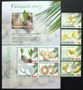 Briefmarken Papua Neuguinea 2013 Kokosnüsse Coconuts Pflanzen Früchte 1920-27 Block 166 MNH -
