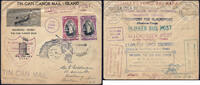 Briefmarken Tonga Tin Can Mail Blechdosenpost Brief Roxbury USA / 938 -