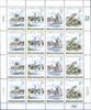 Briefmarken Marshall Inseln Burgen in Großbritannien Architektur Castles Kleinbogen MNH -