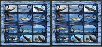 Briefmarken Aitutaki 2012 Wale Whales Delphine Dolphins 848-859 Bogen Postfrisch MNH -