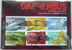 Briefmarken Australien Dangerous Australians Tiere Block 64 Special Edition MNH -