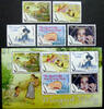 Briefmarken Neuseeland New Zealand Mahy Kinderbücher Literatur 2998-3002 Block 305 -