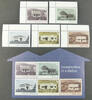 Briefmarken Neuseeland New Zealand Architektur Gebäude Häuser 3094-3098 Block 326 MNH -