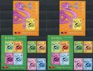 Briefmarken Papua Neuguinea 2012 Jahr der Schlange Year of the Snake 1828-1835 Block 156 MNH -
