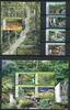 Briefmarken Papua Neuguinea 2009 Tourismus Kokoda Trail 1432-1435 Block 85-86 Postfrisch MNH -