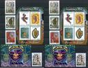 Briefmarken Papua Neuguinea 2010 Moderne Kunst Gemälde Art Painting 1495-98 Block 99-100 MNH -