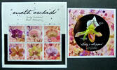 Briefmarken Palau Orchideen Orchids Blumen Flowers Blüten Blossom Plants Postfrisch MNH -