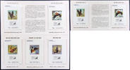  212-216 n. Chr. Briefmarken Vietnam 2023 Fledermäuse Bats Deluxe-Blocks 212-216 Auflage 555 im Folder MNH 