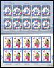 Briefmarken Korea Süd 2012 Jahr der Schlange Year of the Snake 2909-10 Kleinbögen MNH -