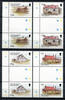 Briefmarken Falklandinseln 2003 Schaffarmen Landwirtschaft Sheep Farms 865-868 Stegpaare MNH -