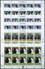 Briefmarken Falklandinseln 2010 Pinguine Penguins Vögel Birds 1118-1123 Kleinbogen MNH -
