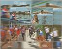 Briefmarken Paraguay 2022 Olympiade Tokio Rudern Schwimmen Radsport Tennis Golf Block MNH -