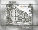Briefmarken Paraguay 2022 Block Bank Nacional de Fomento Bankgebäude Architektur MNH -