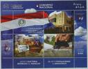 Briefmarken Paraguay Stärkung der Demokratie Wahlen Flagge Wahlbüro Elections Block MNH -