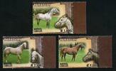 Briefmarken Paraguay Pferde Tiere Horses Animals 5399-5401 MNH -