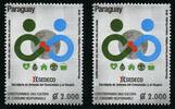 Briefmarken Paraguay SEDECO Verbraucherschutz Verbraucherrechte Postfrisch MNH -