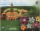 Briefmarken Paraguay Stadt Atyra Altersheim Architektur Blumen Block MNH -