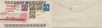 Briefmarken Katapult 1931 USA Illustrierter Brief Dampfer Bremen Perfins Catapult H 42/ -