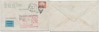 Briefmarken Katapult 1935 USA Dampfer Bremen New York Berlin Brief Catapult H 206 a / -