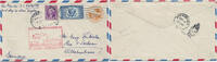 Briefmarken Katapult 1935 USA Dampfer Europa Patchogue Aue Sachsen Catapult H 212 a / -