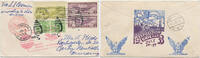 Briefmarken Katapult 1933 USA Chicago Berlin Cachet Weltausstellung Catapult H 128 a / -