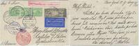 Briefmarken Katapult 1933 USA Seepost Kostelec Tschechoslowakei Brief Catapult H 136 b/ -